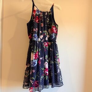Floral Navy Dress